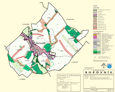 Pozemky s letištěm Borovník