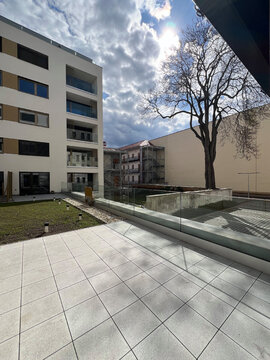 Pronájem bytu 1+kk s terasou na ulici Cejl